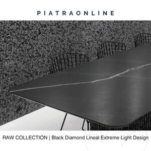 Black Diamond Lineal Extreme Light Design Slab Granite 2CM