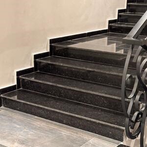 Granite Black Pearl Polisat 2 cm - Countertops, Steps, Glazes and Customized Parts