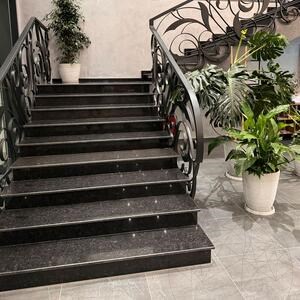 Granite Black Pearl Polisat 2 cm - Countertops, Steps, Glazes and Customized Parts