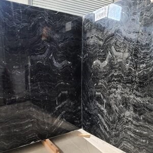 Black River Polished Marble Slab, 2 cm