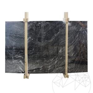 Black River Polished Marble Slab, 2 cm