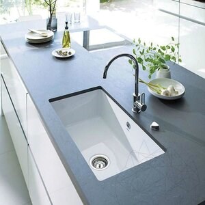 Black Brushed Slate Countertop, 200 x 65 x 3 cm