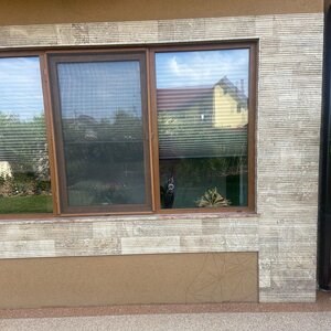 Latte PREMIUM Travertine Scratched 15 cm x FL