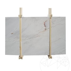 Bosphorus Rosso Polished Marble Slab, 2 cm