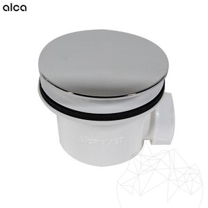 Alca Plast shower tray drain trap, chrome plated