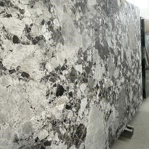 Breccia Black Hydro Marble Slab 2 cm