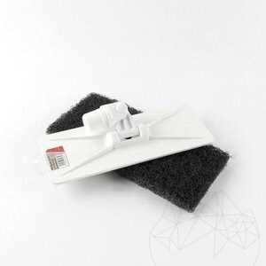 LTP Profesional Black Emulsifying Pad - Cleans textured surfaces (removes dirt, adhesive, grouting)