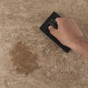 LTP Profesional  Black Emulsifying Pad with handle - Heavy duty pad (removes dirt, adhesive, grouting)