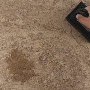 LTP Profesional  Black Emulsifying Pad with handle - Heavy duty pad (removes dirt, adhesive, grouting)