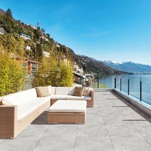 Sinterized Stone L'ALTRA PIETRA Cemento Smoke, 60 X 60 X 2 cm, R11 -Non-Slip for outdoor use