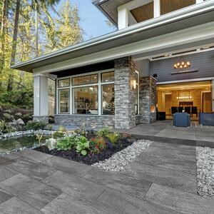 Sinterized Stone L'ALTRA PIETRA Cervino Dark, 40 X 120 X 2 cm, R11 - Non-Slip for outdoor use