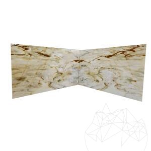 Calacatta Borghini Polished Marble Slab, 2 cm
