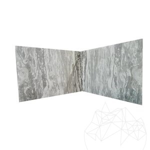 Calacatta Cielo Polished Marble Slab, 2 cm