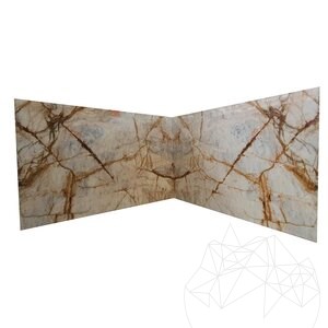 Calacatta Gold Polished Marble Slab, 2 cm