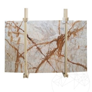 Calacatta Gold Polished Marble Slab, 2 cm