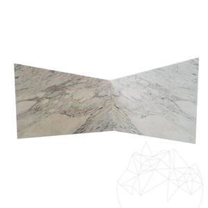Marble Slab Calacatta Vagli Mat, 2 cm
