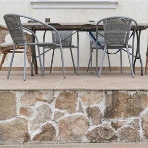 Limestone Polygonal Rock Face - Rustic Yellow | Vertical Placari, Outdoor-Indoor (20mp/pallet)