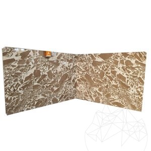 Caramel White Polished Marble Slab, 2 cm