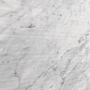 Carrara White Flute Design Slab Marble 2CM