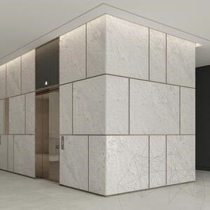 Carrara White Natural Design Slab Marble 2CM
