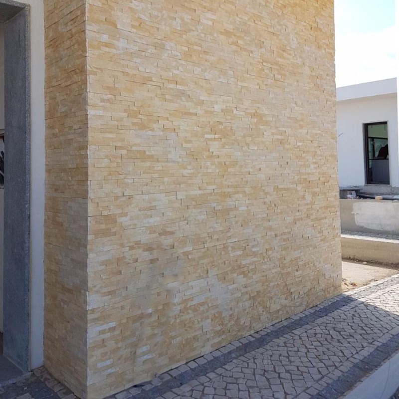 Catania Cream Marble Wall Cladding Panel 15 x 60 cm