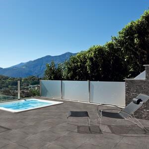 Sinterized Stone L'ALTRA PIETRA Cemento Black, 60 X 60 X 2 cm, R11 - Non-Slip for outdoor use