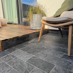 Ceppo Grey Tumbled Marble, 30.5 x 15.2 x 3 cm