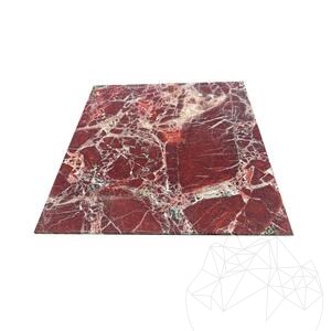 Rectangular Table Top 619x718x12mm Cherry Levanto Polished Marble