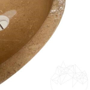 Bathroom Sink - Noce Travertine RS-5, 42 x 15 cm