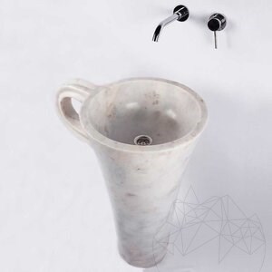 Bathroom sink - Tao Evia Arabescato Oro Marble 42 x 85 cm