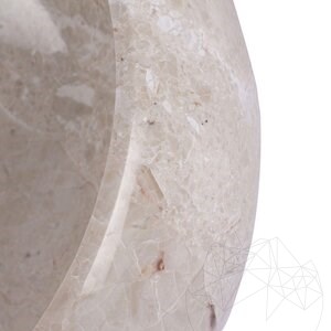 Bathroom Sink - Cappuccino Marble RS-21, 42 x 15 cm