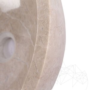 Bathroom Sink - Light Beige Marble RS 8