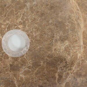 Bathroom Sink - Light Emperador Marble RS 22