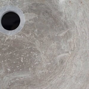 Bathroom Sink - Tundra Grey Marble RS-5, 42 x 15 cm