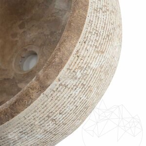 Bathroom Sink - Latte Travertine RS-24