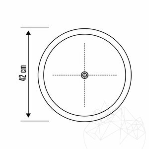 Bathroom Sink - Silver Travertine SP 26