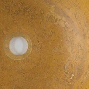 Bathroom Sink - Yellow Travertine RS-24, 42 x 15 cm