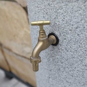 Leopard White Granite - Freestanding Water Fountain (47 x 40 x 70 cm)