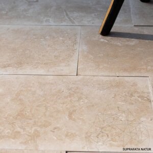 Classic Cross Cut Filled & Brushed Travertine 61 x 30.5 x 1.2 cm