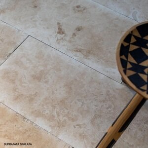 Classic Cross Cut Filled & Brushed Travertine 61 x 30.5 x 1.2 cm