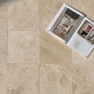Travertine Classic PREMIUM Cross Cut Mat, 30.5 x 30.5 x 1.2 cm