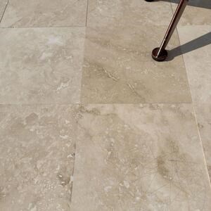 Travertine Classic PREMIUM Cross Cut Mat, 30.5 x 30.5 x 1.2 cm