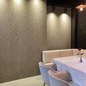 Concrete Avorio Oblique Design 305 x 25.5 x 2 CM