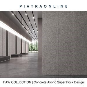 Concrete Avorio Super Rock Design Slab Granite 3CM