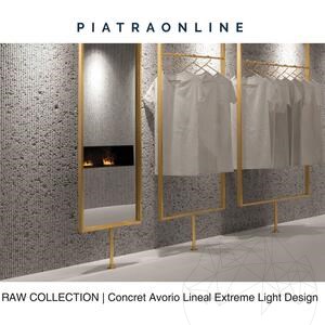 Concrete Avorio Lineal Extreme Light Design Slab Granite 2CM