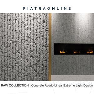 Concrete Avorio Lineal Extreme Light Design Slab Granite 2CM