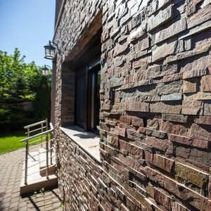 Copper Slate Wall Cladding Panel, 15 x 60 cm