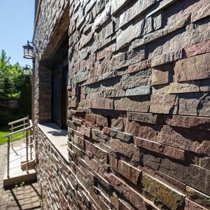 Copper Slate Wall Cladding Panel, 15 x 60 cm