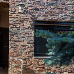 Copper Slate Wall Cladding Panel, 15 x 60 cm