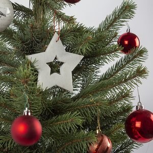 Thassos Marble Snowflake - Home Christmas Decoration Set (6 pieces)
